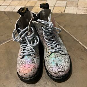 Dr. Martens Black and Gray Boots